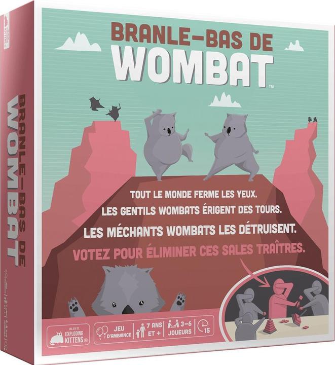 Exploding Kittens Branle-Bas de Wombat (Francese)