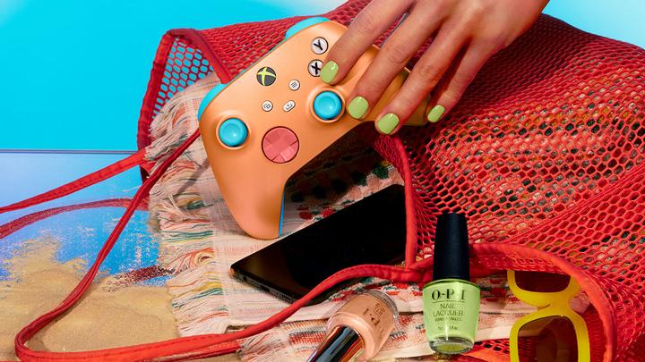 Image du produit Microsoft Manette sans fil Xbox - Sunkissed Vibes OPI (édition spéciale) (Xbox Series X, Xbox Series S, Xbox One X, Xbox One S, PC)