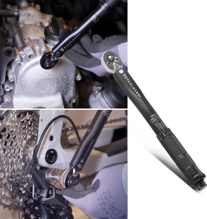 Produktbild Stahlwerk Drehmomentschlüssel TW-10 ST 1-10 Nm 1/4“ Zoll mit Mikrometerskala (1/4", 1 Nm, 10 Nm)