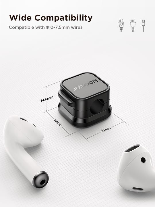 Actual product image Joyroom Magnetic cable organiser Cable Management