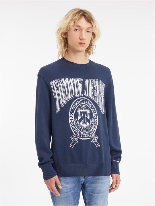 Immagine prodotto Tommy Hilfiger Tommy Jeans Maglione rilassato in maglia jacquard Varsity - 88647 (S)