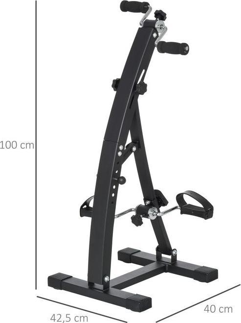 Immagine prodotto Swisshandel24 Cyclette Pedal trainer per anziani Acciaio Nero 41 x 50 x 96 cm