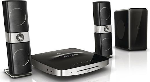 Philips HTS9221/12, 3D 2.1 Blu-ray SoundHub, Ipod Dock (135 W)