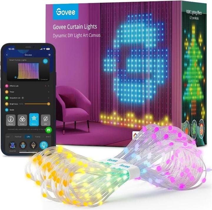 Produktbild Govee Lichtervorhang (2 m)