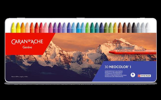 Immagine prodotto Caran d'Ache Neocolor I Metallschachtel (Multicolore, 30 x)