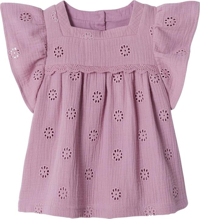 Image du produit Vertbaudet Blouse fille avec broderie ajourée (146)