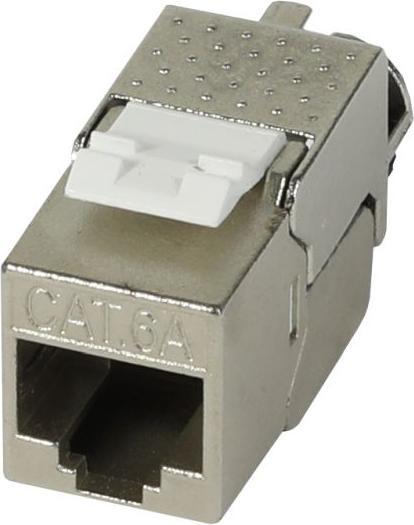 Produktbild Synergy 21 Keystone,Modul, TP-BuchseRJ45, CAT6A, 500MHz, Slim-line, mit Kabelklemme, Synerg (Keystone Modul)