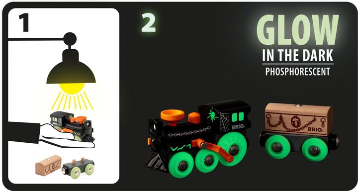 Actual product image Brio Ghost Train Glow in the Dark