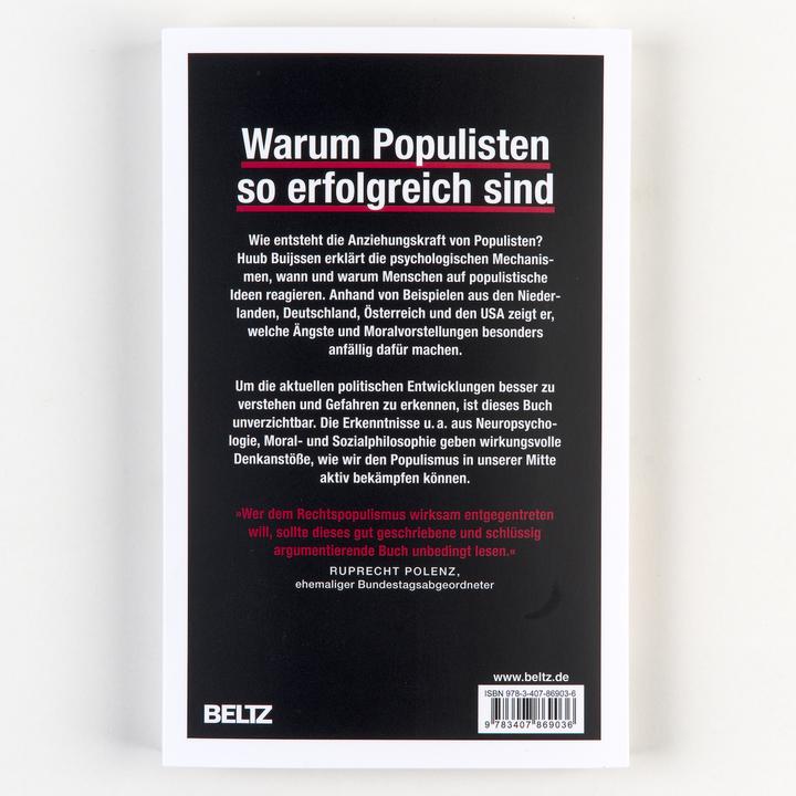 Produktbild Die Psychologie des Populismus (Deutsch, Huub, Buijssen, 2025)
