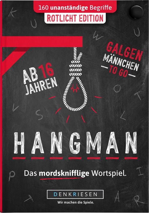 Produktbild Denkriesen Hangmann - Rotlicht Edition (Deutsch)