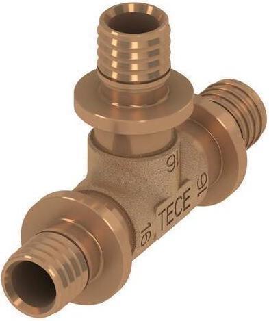 Produktbild TECE TECEflex T-Stck 25 x 25 x 25 Rotguss 710125