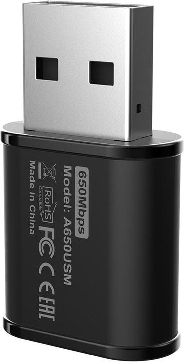 Produktbild Totolink A650USM AC650 WIRELESS DUAL BAND USB ADAPTER, MU-MIMO SUPPORT (USB)