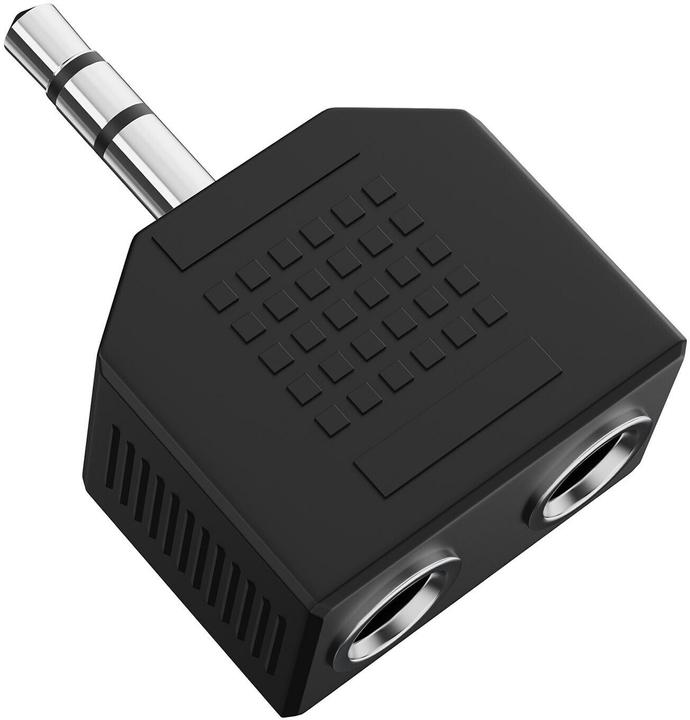 Produktbild HDgear Audio-Adapter Klinke 3.5 mm, male - Klinke 3.5 mm, female (Klinkenadapter)