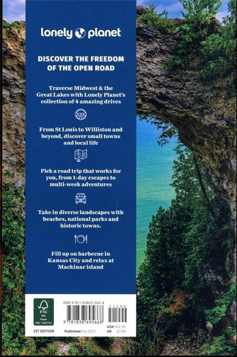 Produktbild Best Road Trips Midwest & the Great Lakes (Englisch, Collectif, 2022)
