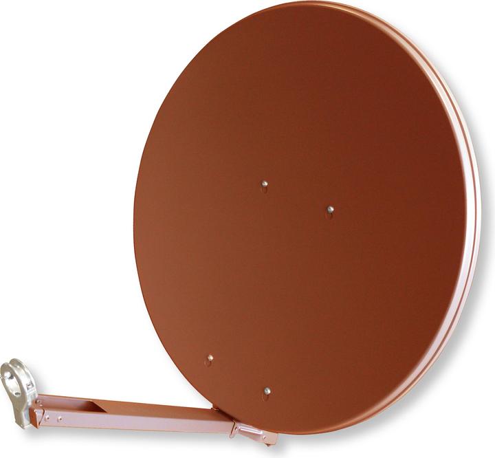 Actual product image Televes S760CL-Z - 10.75 - 12.75 GHz - 38.2 dBi - 26 dB - Red - 750 mm - 800 mm (Parabolic antenna, 38.20 dB, UKW / MW / LW)