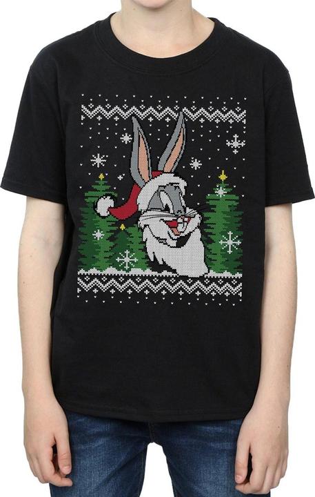 Immagine prodotto Looney Tunes Bugs Bunny Christmas Fair Isle Maglietta Ragazzi (152, 158)