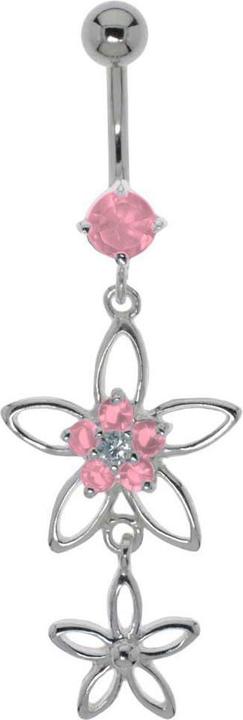 Produktbild Bijouteria Bauchpiercing (Silber 925, Zirkonia, Chirurgenstahl 316L)