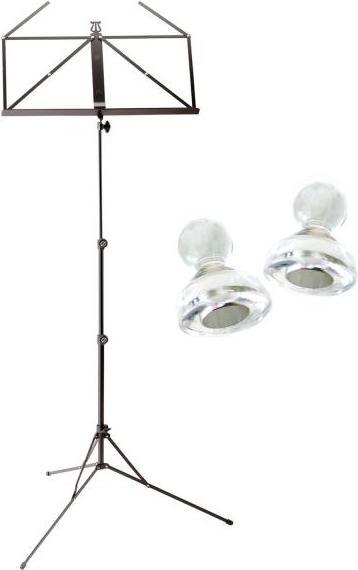 Actual product image K&M 101 Music Stand Black with 10 Magnets