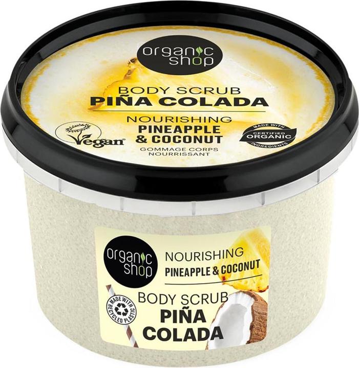 Image du produit Organic Shop Gommage corporel nourrissant Pina Colada ananas et noix de coco 250ml (250 ml)