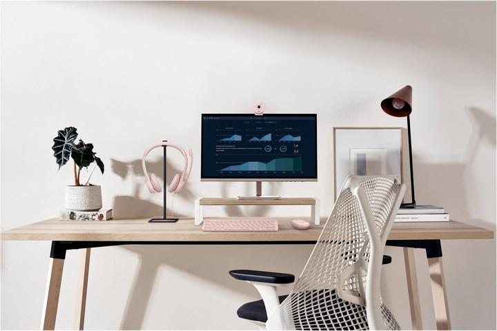 Actual product image Logitech Wired H390 headset - ROSE - USB (Cable, USB-A)