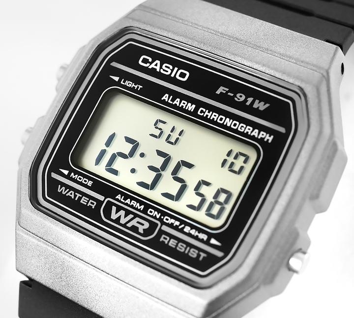 Image du produit Casio Retro Vintage - F-91WM-1B (Montre numérique, 33 mm)