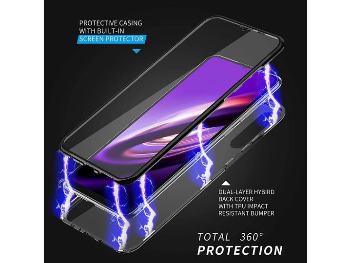 Produktbild G-Case Huawei Y6p Aluminium Magnetic Glass Case Hülle (Huawei Y6p)