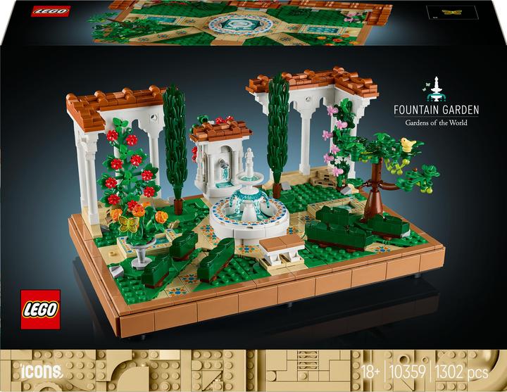 Produktbild LEGO Springbrunnen Garten (10359, LEGO Icons)