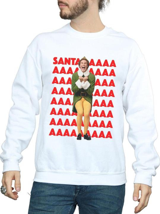 Immagine prodotto Elf Buddy Santa Scream Felpa Uomo (XL)