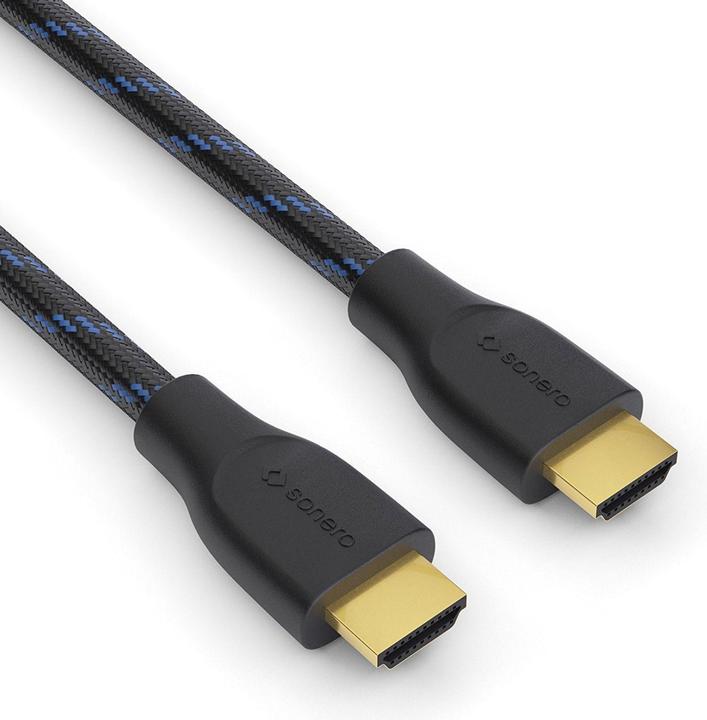 Actual product image Purelink Sonero Premium HDMI Cable X-PHC011-030 HDMI2.0 18Gbps 4K/60Hz Nylon Jacket 3m (3 m, HDMI)
