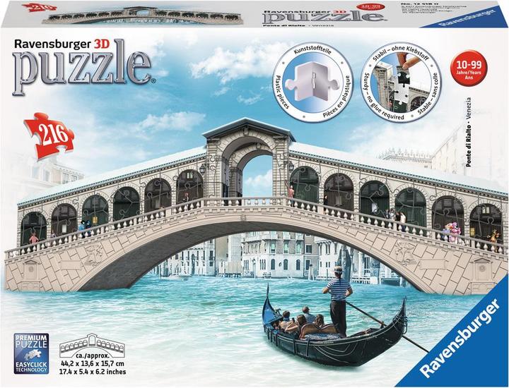 Actual product image Ravensburger Rialto Bridge (216 pieces)