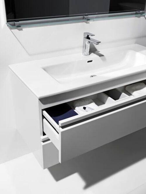Actual product image Laufen Pro S Set 800, washbasin, 1 tap hole, overflow, incl. vanity unit, 2 drawers, 800x500mm, H861