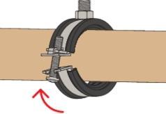 Image du produit Fischer Collier de serrage pour tube articulé