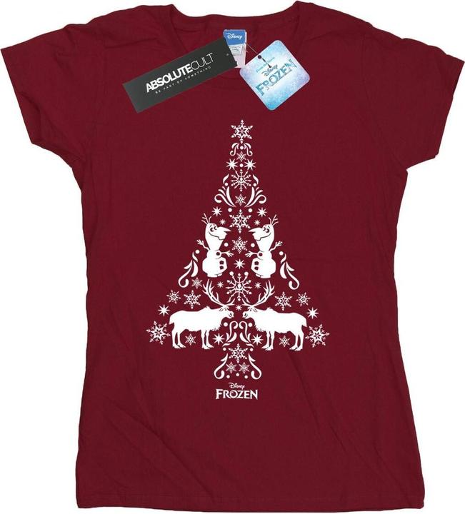 Immagine prodotto Disney Frozen Christmas Tree Maglietta Donna (XL)