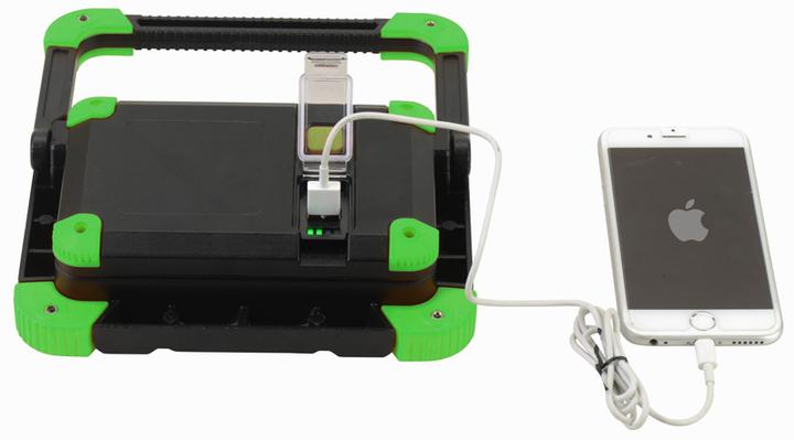 Image du produit Tracon Akku-Flutstrahler LED mit Powerbank Funktion (1000 lm)