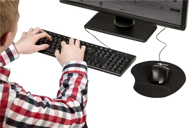 Produktbild Goobay USB Tastatur-Maus-Set (DE, Kabelgebunden)