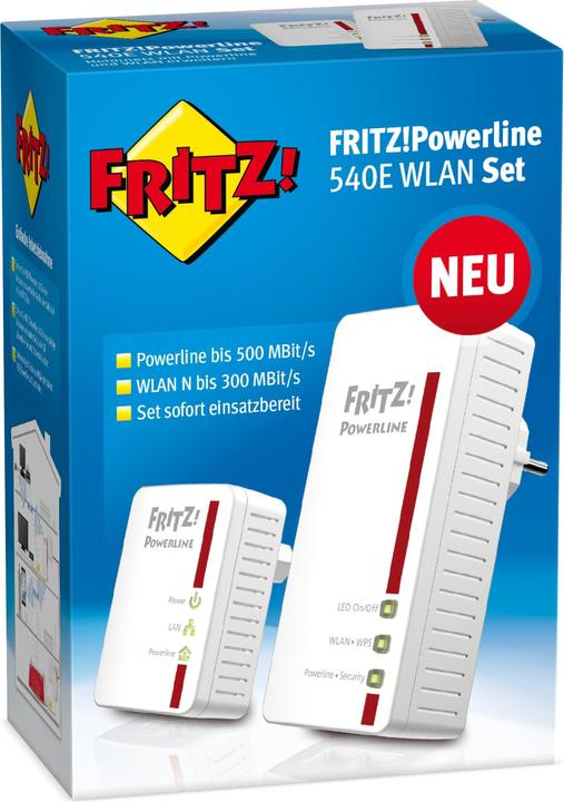 Image du produit AVM FRITZ!Powerline 540E (500 Mbit/s)