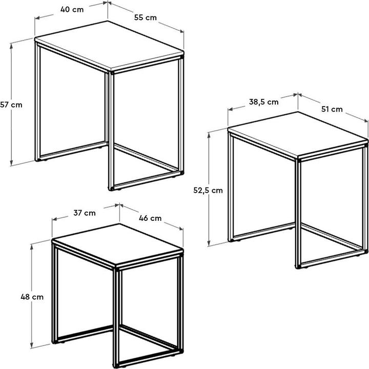 Actual product image Kalune Design Xander (55 x 40 x 57 cm)