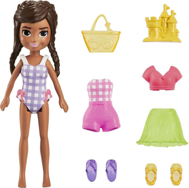 Produktbild Mattel Polly Pocket Beach Fashion Mini Pack for 4+ Years HKV86