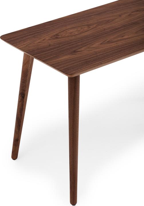 Actual product image Oakywood Classic Desk - Classic solid wood desk - Walnut veneer / 120x60 - (120 x 60 cm)