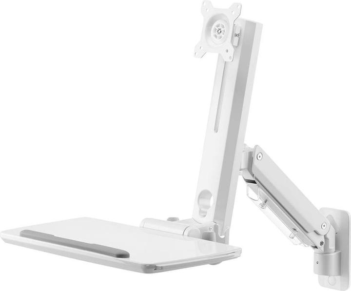 Produktbild SpeaKa Professional SP-MM-950 1fach Monitor-Wandhalterung 43,2cm (17/ ) - 88,9cm (35/ ) Weiss Höhe (Wand, 35")