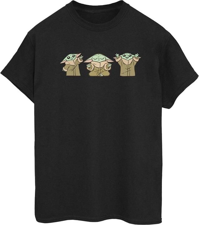 Immagine prodotto Star Wars The Mandalorian Grogu Poses Maglietta Ampia Donna (3XL)
