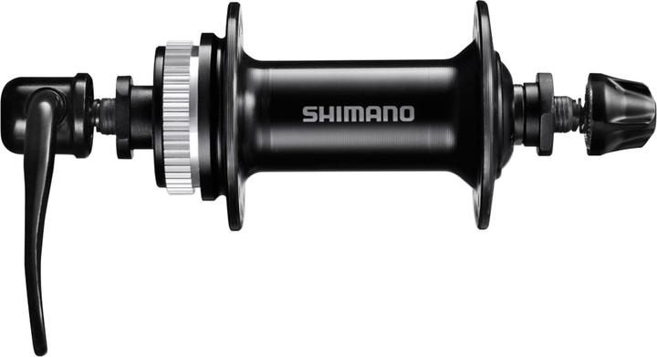 Produktbild Shimano Vorderradnabe HB-QC300 100 mm 28-Loch QR Center-Lock schwarz (Scheibenbremse Center Lock)