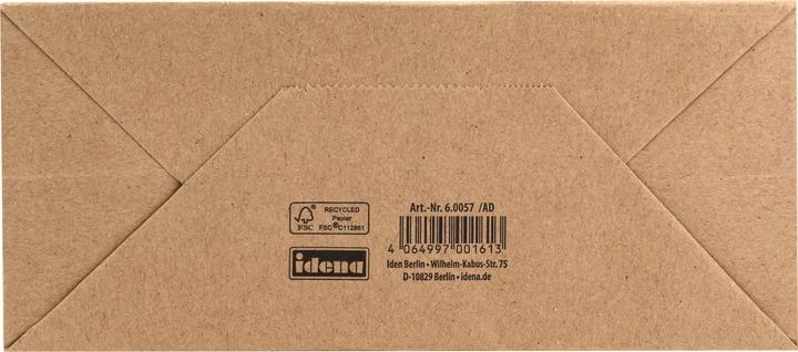 Actual product image Idena 60057 - Paper bags, 20 pieces, 18 x 8 x 21 cm, gift bags, kraft paper bags, craft bags z (Wrapping paper, 20 x)