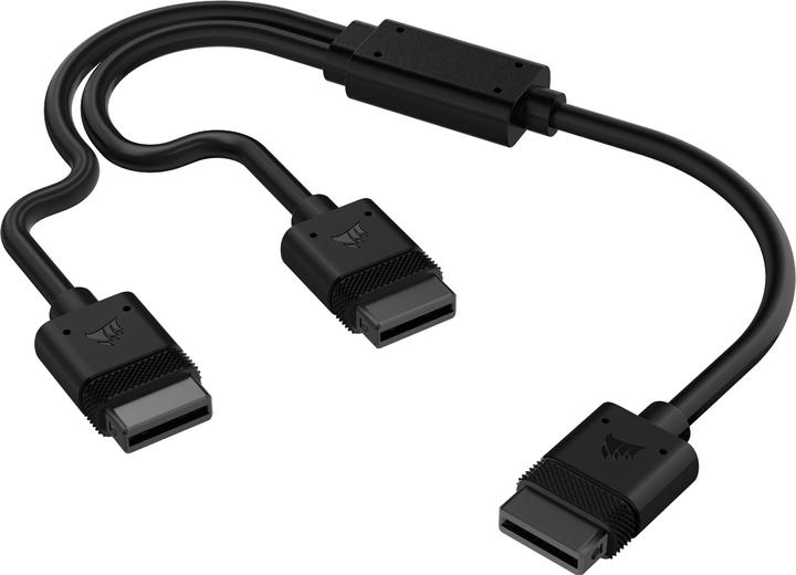 Corsair Cavo iCUE LINK, 1x cavo a Y da 600 mm con connettori diritti, nero