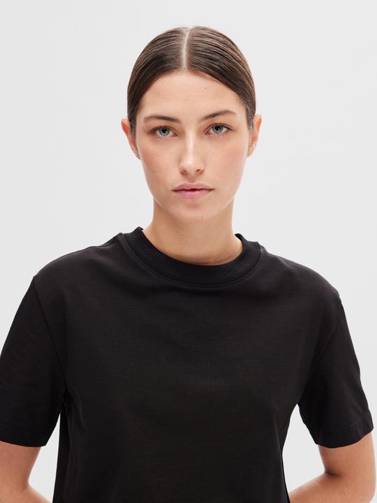 Actual product image Selected Femme Mock Neck T-Shirt (S)
