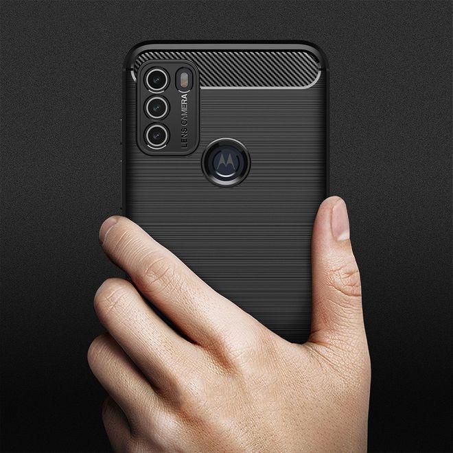 Image du produit MU Style Série Softcase TPU en fibre de carbone (Motorola Moto G50)