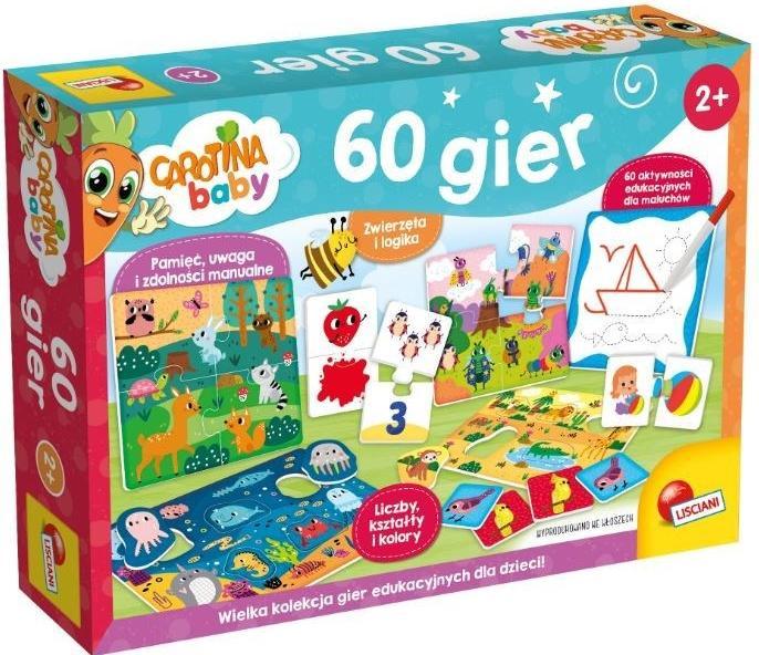 Immagine prodotto Lisciani Carotina Baby 60 giochi educativi per bambini 102877 (Italiano)