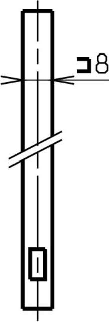 Produktbild MSL Stangen für Einlass-Hebelkantenriegel 1808 (1 Stk.)