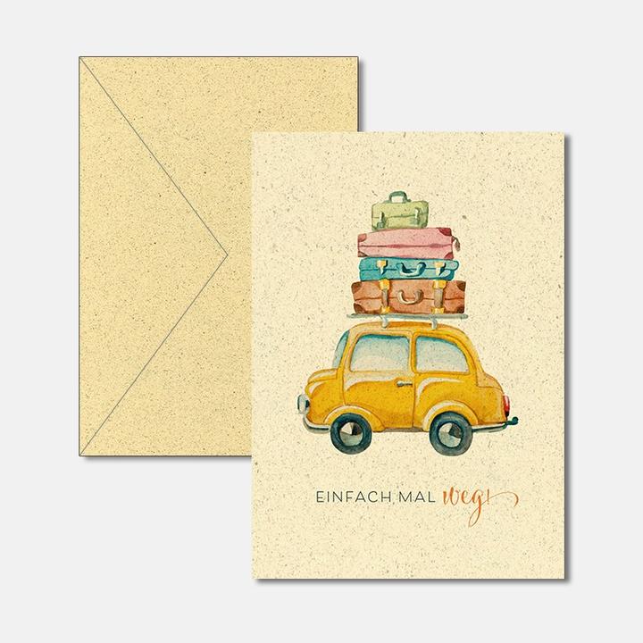 Actual product image Motif card Simply away 17.5 x 12.2 cm (1 pcs.)