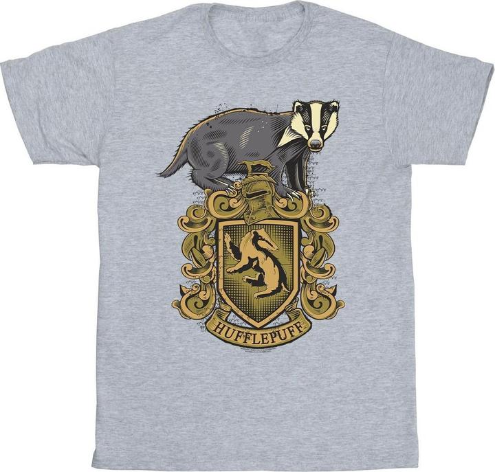 Produktbild Hufflepuff Sketch Crest TShirt Mädchen (140, 146)